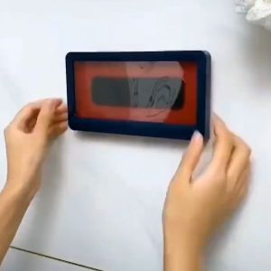 ขนาด 120 x 12 x 35 มม ที่แขวนมือถือ ติดผนัง ในห้องน้ำ ชั้นวางของ เคสกันน้ำ ชั้นวางโทรศัพท์ติดผนัง ที่วางโทรศัพท์กันน้ำ แบบไม่ต้องเจาะ