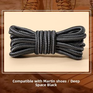 XIANZHAO | Brown Mens Martin Boots Shoelaces Round Rope Unbreakable Short Combat Boots Black Yellow Thickened Casual Footwear