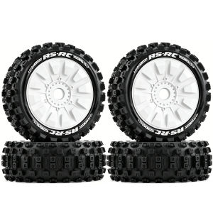4PCS 118mm RC Off-Road Buggy Truck Monster Tires Wheels for 1/7 1/8 Traxxas Arrma RS569 RC Car Upgrade Part