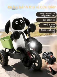 BABYSHOME | New RC Remote Control Sheep Trike Toys with LED Light Toy Car