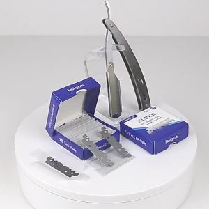 100PCS Single-sided Razor Blade Stainless Steel Men Shaving Shaver Manual Razor Blades Professional Barber Shaving Tools