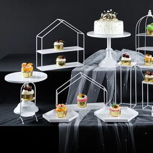 Khay đựng bánh sinh nhật điểm tâm hình khối