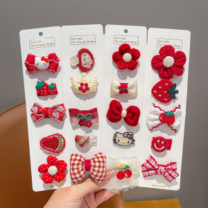 Cute Flower Baby Hair Clips Infant Sweat Hair Clamp No Damage Baby Frontal Hair Accessories Baby Headwear Baby Hair Accessories