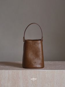 Genuine Full Grain Leather Bucket Bag New