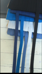 (Per 5 Meter) KRE102 Karet Soft Elastis Warna Lebar 1Cm