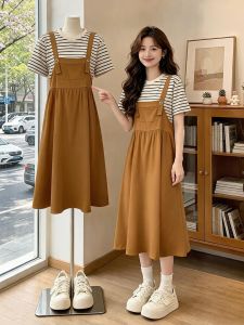 Slimming and Concealing Plus Size Dress Set for Women