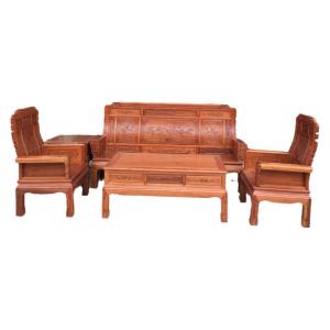 Redwood Pineapple Pattern Full Solid Wood Sofa for Living Room New Classical Chinese Style Direct Sale Luxury Quality Hardwood