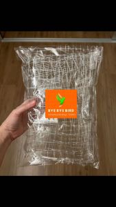 ชุดตาข่ายกันนกสำเร็จรูป 2x1.5 เมตร ตาข่ายกันนกพิราบ ตาข่ายกันนกกระจอก สีใส หน้ากว้าง ตรา Bye Bye Bird