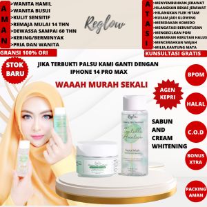 BATAM REGLOW PAKET HEMAT Facial Wash & Cream Original