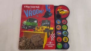 Vroom Construction Vehicles Sound Book For Kids with 10 Button Exciting Sounds & Interesting Facts