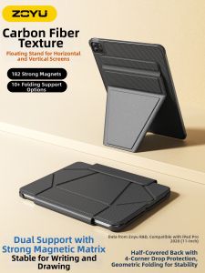 Zoyu | Magnetic Separable Shockproof Tablet Case with Floating Stand and Anti-Bend Backplate