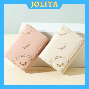Ví nữ mini nhỏ gọn bỏ túi cute gập 3 nhiều ngăn đựng tiền thời trang cao cấp Hàn Quốc đẹp giá rẻ JOLITA VN55