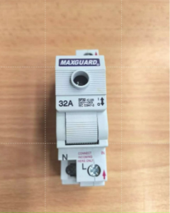 Maxguard 32A 1Pole+N Switch Fuse