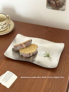 CHIGUASHAONV | INS Style Irregular Elegant Dessert Plate