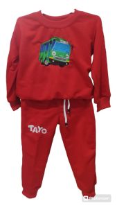 Setelan Joger Anak Tayo Bus/Sweater Trening Anak Bagus/Baju Hangat Keren/Setelan Olahraga Anak