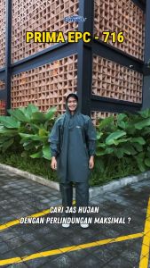 Jas Hujan Dewasa Super Jumbo Ponco Lengan Celana Elmondo Prima 716 / Jas Hujan Optimus R