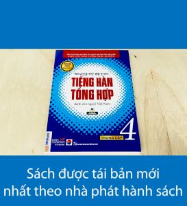 Sách - Giáo trình Tiếng Hàn Tổng hợp Trung cấp 4 - sách bài học phiên bản màu - McBooks