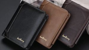 Ví Nam Baellerry Gập 3 Dáng Đứng Nhiều Khe Cắm Thẻ Nhỏ Gọn Tiện Lợi Dáng Thời Trang Sang Trọng