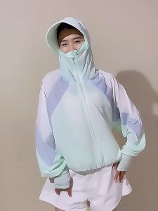 Satu Ukuran Jaket Anti Matahari Baru Tahun 2023 Jaket Wanita Anti UV Bernapas Jaket Wanita Sutra ES
