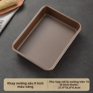 WEIZHIXIANG | Khay Nướng Hình Chữ Nhật Không Dính Cho Lò Nướng