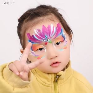 สีเพ้นท์หน้า รับไว สีเพ้นท์หน้าปาร์ตี้แฟนซี สีน้ํามันสําหรับเพ้นท์ร่างกาย 12 สี 16 สี