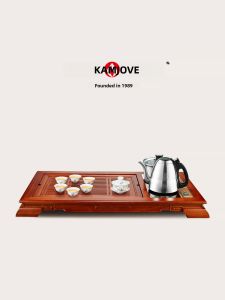 Kamjove | Huali Wood Solid Rectangular Chinese Kungfu Tea Tray