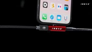 INBOX Splitter iPhone Adapter Audio 2 in 1 Dual iOS Output Adaptor OTG Converter Premium