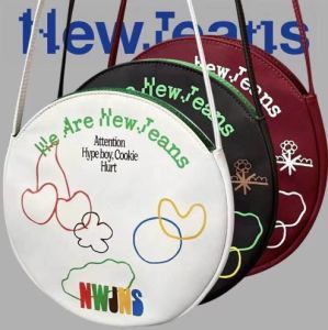 Kpop Newjean Cute Bag Vocal Concert Round New Jeans Gift NWJNS Handbag Boy Hurt