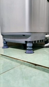 Bộ 4 chân chống rung cho máy giặt tủ lạnh - tăng giảm chiều đế cao su chống rung chống trượt