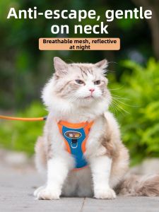 FENGCAO | Adjustable No-escape Vest Cat Leash for Outdoor Use