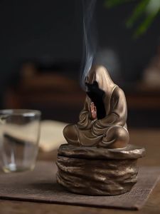 禅意陶瓷香炉 檀香沉香香薰炉 Agarwood Sandalwood Ceramic Burner Incense Burner Incense Stick Holder