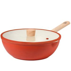 CAROTE | Non-stick Mica Flat Bottom Wok