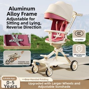 LIWAN | Foldable Bi-directional High View Baby Stroller Anti-topple
