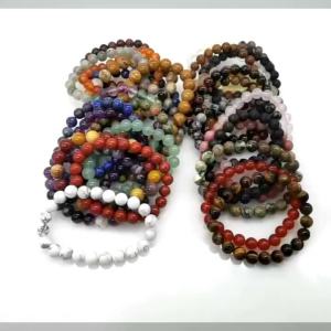 Vòng Tay Hạt Hematite Dành Cho Nam Giới Trang Sức Năng Lượng Đá Tự Nhiên Kích Thích Lưu Thông Máu Lý Tưởng Cho Chăm Sóc Sức Khỏe Và Yoga