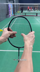 *{NEW}ALP RR 2Pcs With Bag 100% Carbon 4U G5 25Lbs Badminton Racket Beginner Level Genuine Men and Women Training  Professional Offensive Type for Home Entertainment Fitness White Black Red Pink3