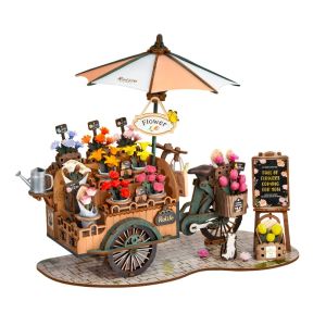 Rolife | Floral Carriage 3D Wooden Puzzle Model Adult Craft