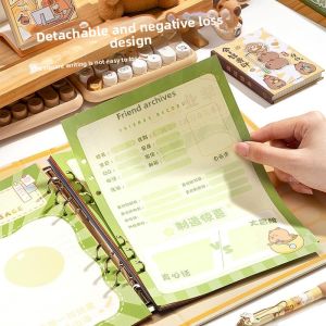 MONLEYTA | Adorable Graduation Yearbook For Girls Primary To Junior High School Cute Little Niche Style Interactive Loose Leaf Design