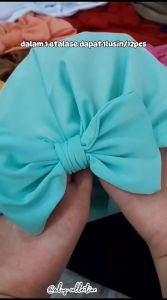 Isi 12 Turban Kupu Bayi dan Anak Perempuan