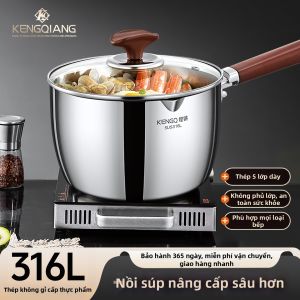 RONGCHUAN | Infant Safe Multifunctional Stainless Steel Soup Pot