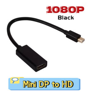 4K*2K Thunderbolt Mini DP to HDMI-Compatible Converter Male to Female 1080P Mini DisplayPort to HD Adapter for Macbook Laptop TV