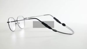 Silicone Glasses Strap Adjustable Anti Slip Sunglasses Eyewear Rope with Retainer Ear Cushion