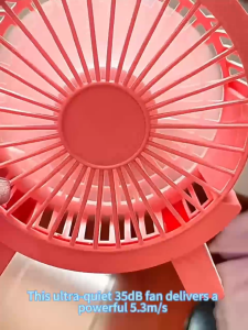 USB Desk Fan Mini Portable Strong Airflow Quiet Personal Cooling Fan for Office Home Travel Outdoor Camping