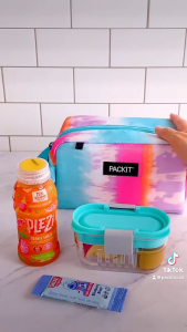 PackIt Multi modular Bento lunch box with leakproof divider compartment microwaveable made in Bpa free Tritan heat resistance material