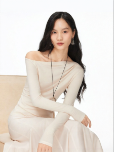 Vero Moda | Off-shoulder Side Slit Tee Shirt