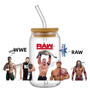 Tem Nhãn Dán 3D UV DTF 16oz Dành Cho Ly Thủy Tinh - Quà Tặng Sinh Nhật Sáng Tạo Tự Làm Với Thiết Kế Trò Chơi Thể Thao Nổi Tiếng Của Mỹ