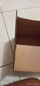 kardus baru/box/ukuran 21x21x13cm