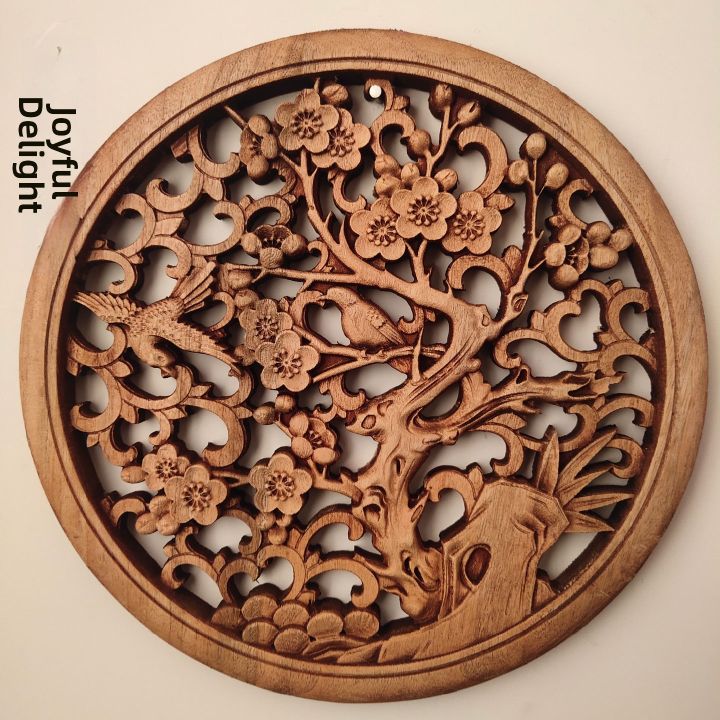Antique%20Fortune%20Sign%20Carved%20Solid%20Camphor%20Wood%20Living%20Room%20Decorative%20Plaque%20-%20Image%207