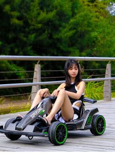 Kids Electric Car Toy Remote Controlled Four-Wheel Karting Vehicle Can Seat Adults Drifting Car Childrens Wheelchair Popular Online