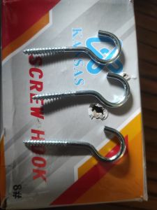 cantolan sangkar burung sekrup buka #8 ( screw hook) harga 1pcs