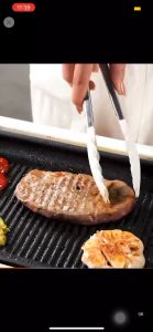 Silicon Tong Silicone Food Clip High Temperature Barbecue Food Clip